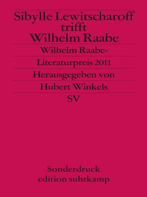 cover image of Wilhelm-Raabe-Literaturpreis